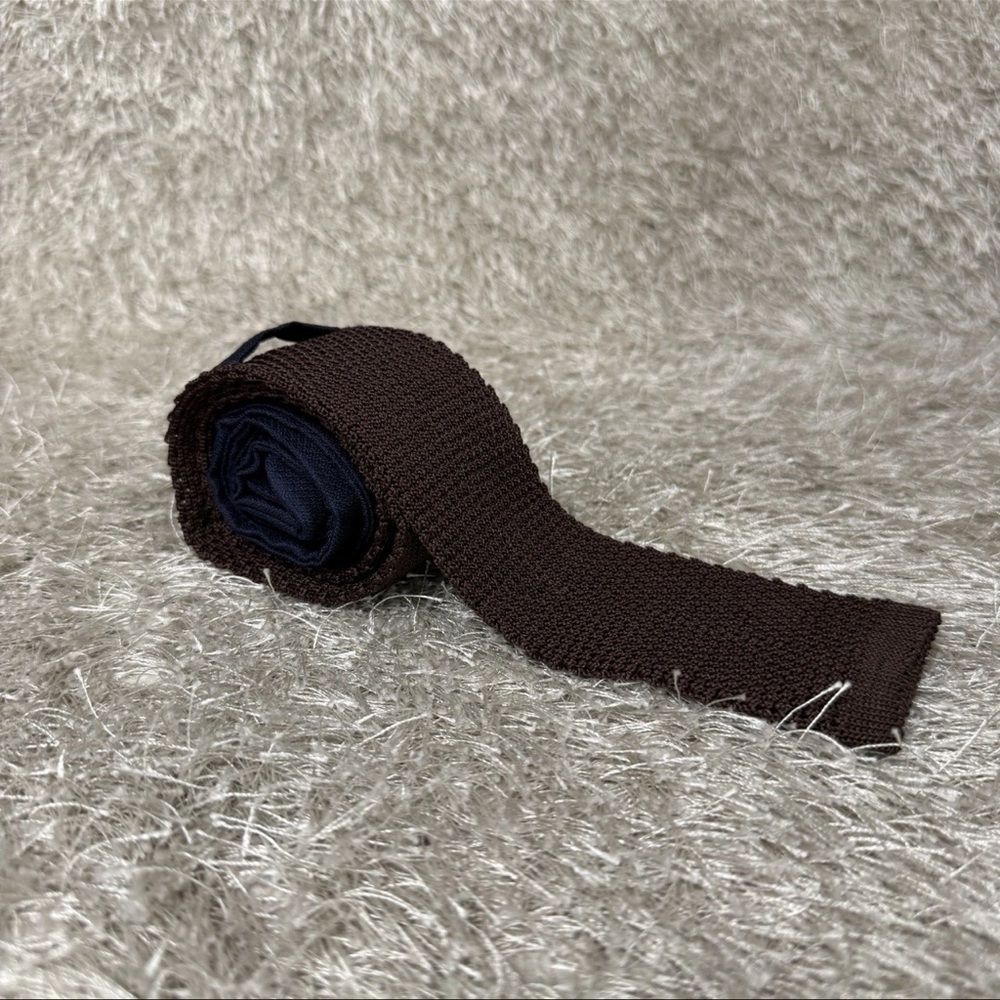 Ermenegildo Zegna Duo Mens Knit Silk Tie